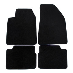 Premium Black velour car mats for ALFA ROMEO Giulietta 2010-2020 4pcs
