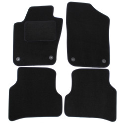 Velour car mats for VOLKSWAGEN VW Polo 6R 2008-2016 4pcs