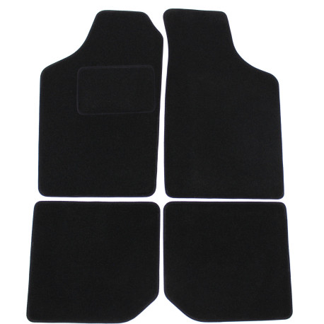 For specific model Velour car mats for VOLKSWAGEN VW Polo 1990-1994 4pcs | races-shop.com