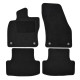 For specific model Velour car mats for Skoda Karoq 2017-up 4pcs | races-shop.com
