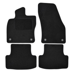 Velour car mats for Skoda Karoq 2017-up 4pcs
