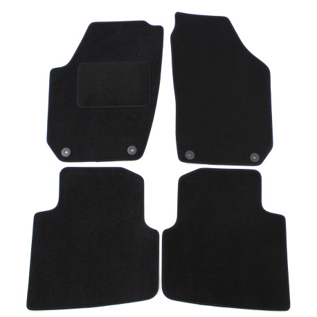 For specific model Velour car mats for Skoda Roomster 2006-2015 4pcs | races-shop.com