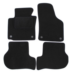 Velour car mats for Seat Leon 2006-2012 4pcs