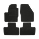 For specific model Velour car mats for LANDROVER Land Rover Freelander 2006-2014 4pcs | races-shop.com