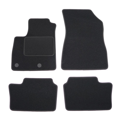 For specific model Velour car mats for Renault Austral 1.3 mild-hybrid 160 2022-up 4pcss | races-shop.com