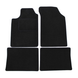 Velour car mats for Renault Clio II 1998-2005 4pcs