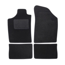 Velour car mats for Renault Clio I 1990-1998 4pcs