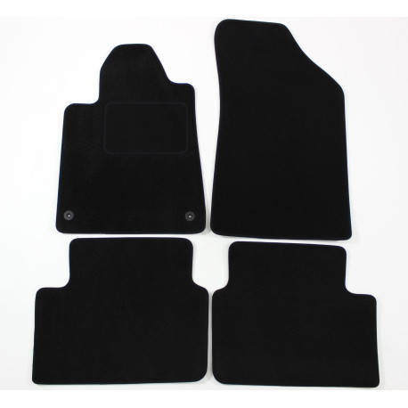 For specific model Velour car mats for Peugeot 407 2004-2011 4pcs | races-shop.com