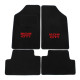 For specific model Velour car mats for Peugeot 205 GTI 1986-2003 4pcs | races-shop.com