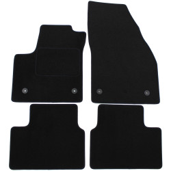 Velour car mats for Opel Meriva B 2010-2017 4pcs
