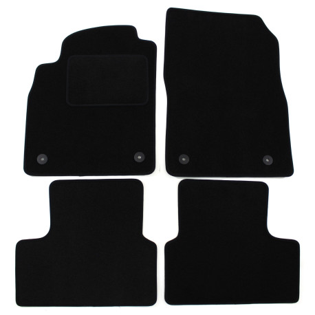 For specific model Velour car mats for Opel Astra J 2010-2015 4pcs | races-shop.com