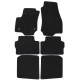 For specific model Velour car mats for Opel Zafira B 2005-2011 6pcs | races-shop.com