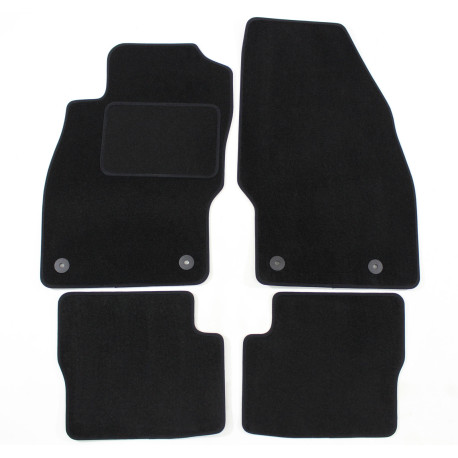 For specific model Velour car mats for Opel Corsa E 2006-2014 4pcs | races-shop.com