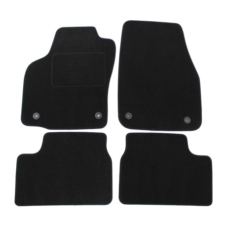 For specific model Velour car mats for Opel Astra III H 2004-2013 4pcs | races-shop.com