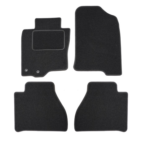 For specific model Velour car mats for Nissan Navara D23 2016-up 4pcss | races-shop.com
