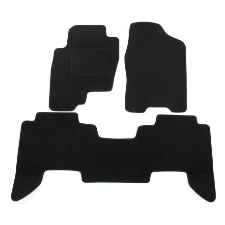 For specific model Velour car mats for Nissan Pathfinder 2005-2012 3pcs | races-shop.com