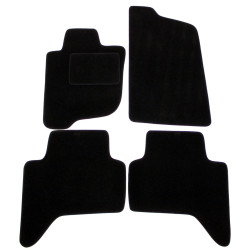 Velour car mats for Mitsubishi L200 2006-2015 4pcs