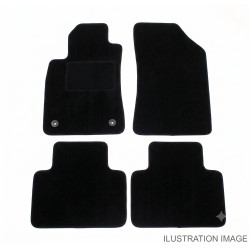 Velour car mats for Mazda CX-7 29 passanger fix 2006-2012 4pcs