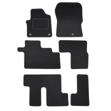 For specific model Velour car mats for Hyundai Staria 2021-up 9seats 6pcs | races-shop.com
