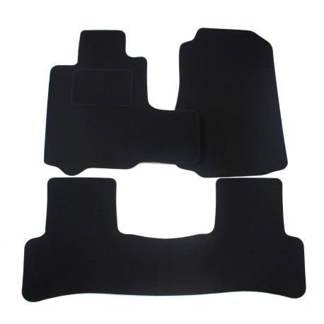 For specific model Velour car mats for Honda CRV 2006-2012 3pcs | races-shop.com