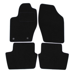 Velour car mats for Citroen C4 2004-2012 4pcs