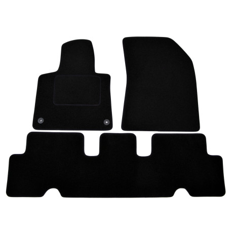 For specific model Velour car mats for Citroen C4 Picasso 2013-2019 /Space Tourer 2014-up 5m 3pcs | races-shop.com