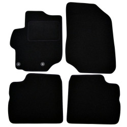 Velour car mats for Citroen C-Elysee 2012-up 4pcs