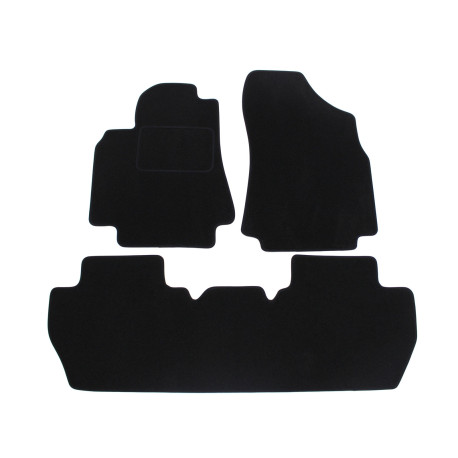 For specific model Velour car mats for Citroen Berlingo /Peug. Partner II 2008-2014 3pcs | races-shop.com