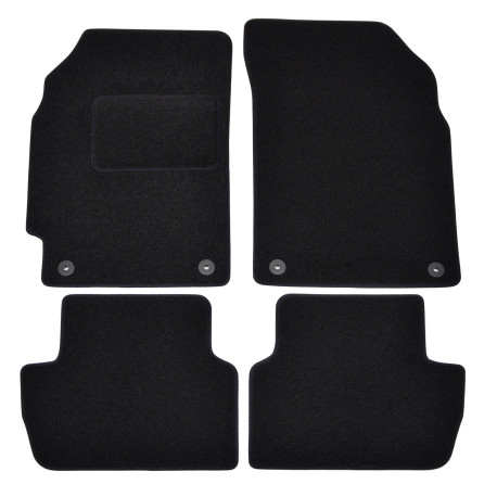 For specific model Velour car mats for CHEVROLET Spark 2009-2015 4pcs | races-shop.com