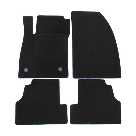 For specific model Velour car mats for Chevrolet Trax 2013-2020 4pcs | races-shop.com