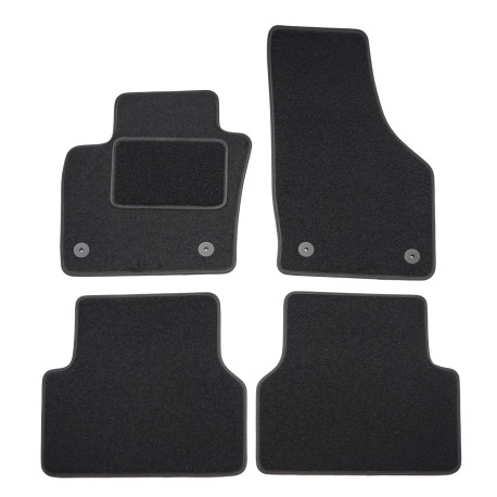 For specific model Velour car mats for Audi Q3 2011-2018 4pcs | races-shop.com