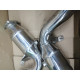 Outlet Downpipe for A5 S5 B8/B8.5 3.0 TFSI V6 2007-2017 decat INCOMPLETE | races-shop.com