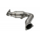 Outlet Downpipe for A5 S5 B8/B8.5 3.0 TFSI V6 2007-2017 decat INCOMPLETE | races-shop.com