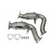 Outlet Downpipe for A5 S5 B8/B8.5 3.0 TFSI V6 2007-2017 decat INCOMPLETE | races-shop.com