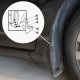 Mud Flaps Mud flaps for Tesla Model 3 2019-2024 4pcs | races-shop.com