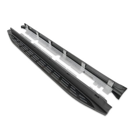 Side steps and rails Side steps for Mercedes GLB X247 2019-up OE style (Black) | races-shop.com