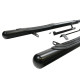 Side steps and rails Stainless steel side bars for Dacia Duster 2024-up (Black) | races-shop.com