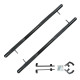 Side steps and rails Stainless steel side bars for Dacia Duster 2024-up (Black) | races-shop.com