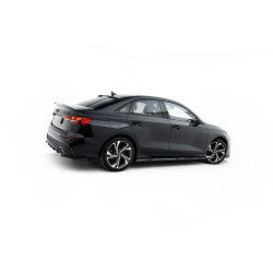 MAXTON DESIGN side skirts diffusers for Audi A3 Sedan 8Y Facelift, glossy black