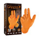 Gloves Grippaz 246 Protišmykové nitrilové rukavice oranžové veľkosť XL/10 - 50ks | races-shop.com