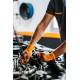 Gloves Grippaz 246 Protišmykové nitrilové rukavice oranžové veľkosť XXL/11 - 50ks | races-shop.com