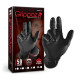 Gloves Grippaz 246A Protišmykové nitrilové rukavice čierne veľkosť L/9 - 50ks | races-shop.com