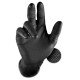 Gloves Grippaz 246A Protišmykové nitrilové rukavice čierne veľkosť L/9 - 50ks | races-shop.com