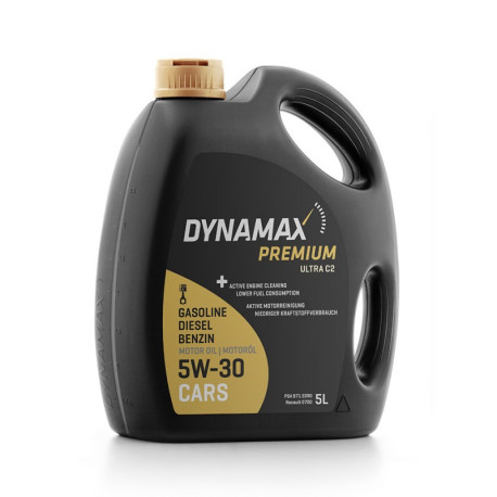 Motor oils Motorový olej DYNAMAX PREMIUM ULTRA C2 5W30 5 L | races-shop.com