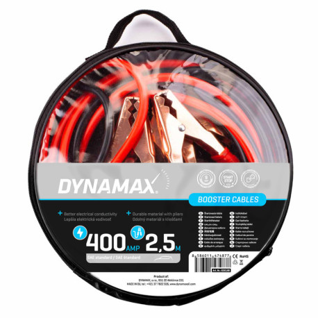 Battery chargers and boosters DX STARTOVACIE KABLE 400A 2,5m | races-shop.com