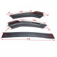 Outlet RACES front bumper lip kit for Honda Civic (2016-18) - Gloss black DAMAGED | races-shop.com