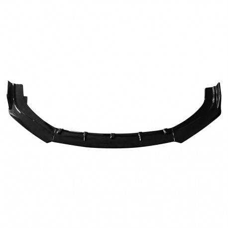 Outlet RACES front bumper lip kit for Honda Civic (2016-18) - Gloss black DAMAGED | races-shop.com