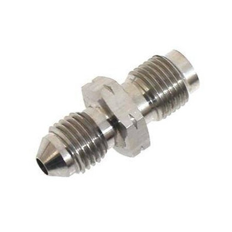Couplings, reductions male to male Brake fitting Reduction from AN3 to M10x1, stainless steel, male | races-shop.com