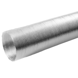 RACES Motorsport Aluminum reflective air ducting tube (1m) - 76mm
