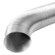 Straight hoses FLEX RACES Motorsport Aluminum reflective air ducting tube (1m) - 76mm | races-shop.com